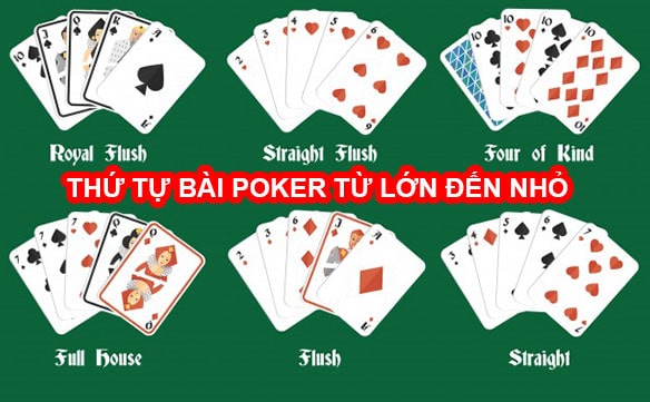 Thứ tự chia bài Poker chính xác nhất
